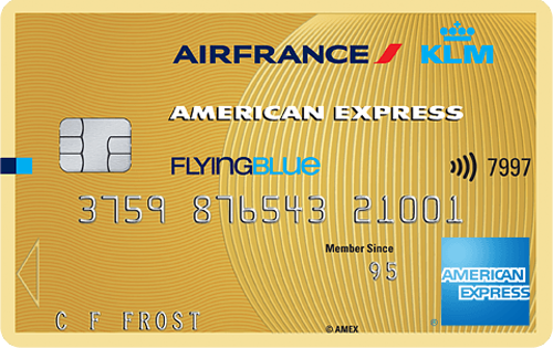 Creditcards vergelijkenFlying Blue American Express Gold Card